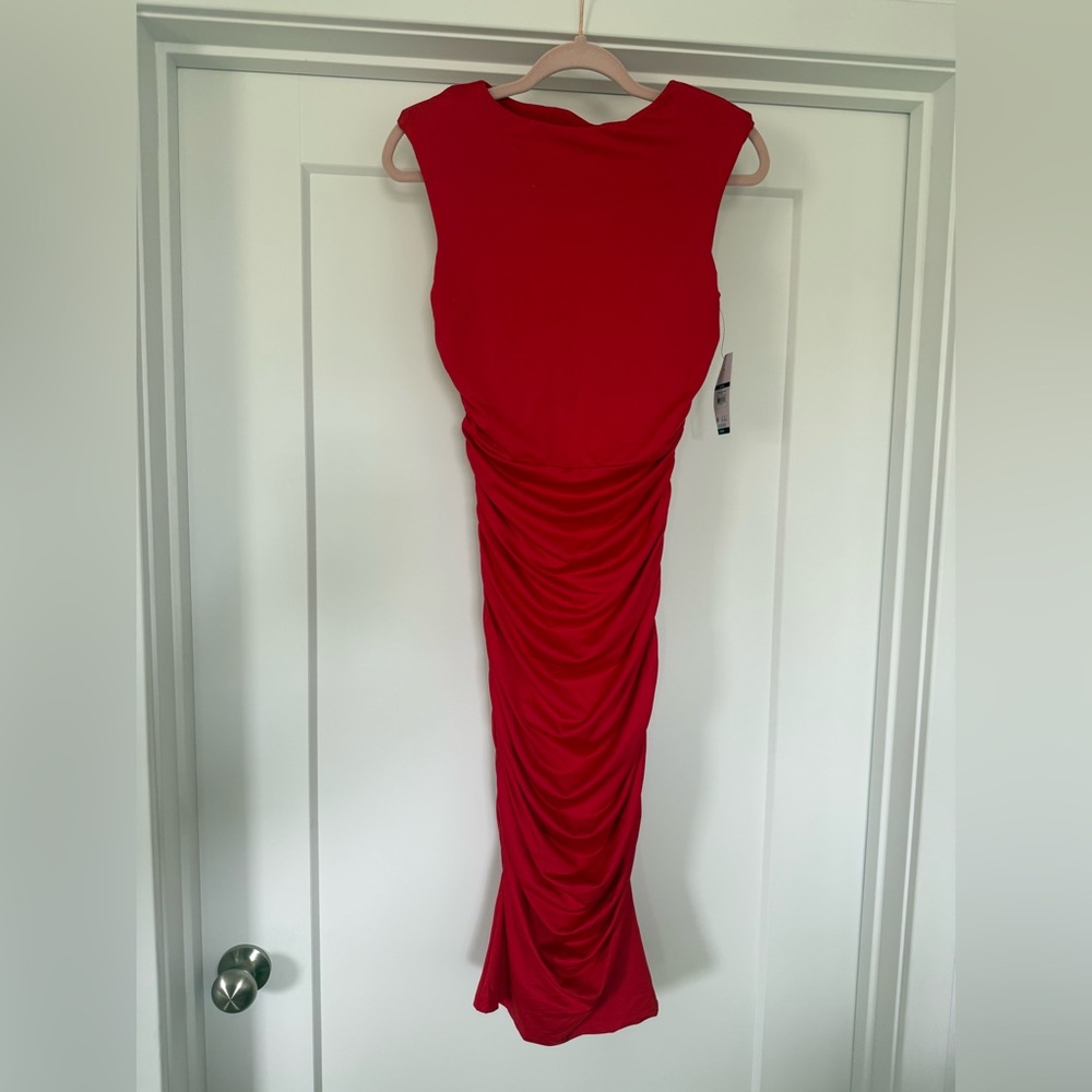 Sofia by Sofia Vergara Strapless Red Dress